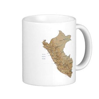Peru Flag ~ Map Mug