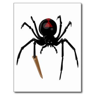 black widow spider postcards