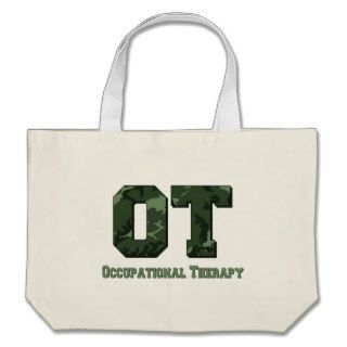 camo letters dark green bags