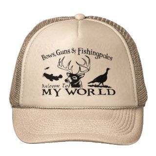 MY WORLD   CATFISH,DEER & TURKEY MESH HATS