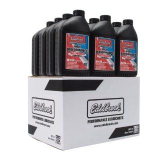 Russell by Edelbrock 1083 SAE 10W 40 High Performance Engine Oil with Zinc Enhanced Formula   Case of 12: Automotive