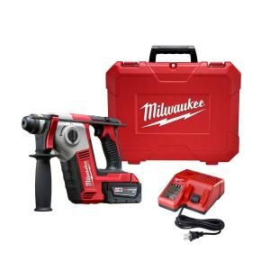 Milwaukee M18 18 Volt Lithium Ion 5/8 in. Cordless SDS Plus Rotary Hammer Kit 1 Battery 2612 21