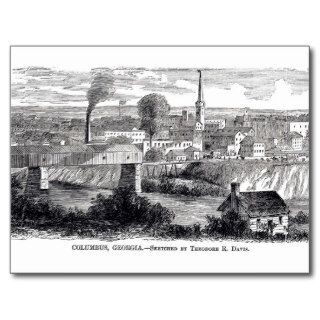 Columbus, GA 1868 Postcard