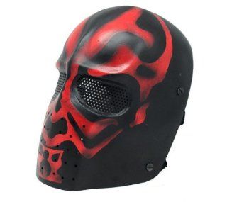 GC Army Airsoft Game CS Game Full Head Guard Mask TB595 : Paintball Helmet Full Head : Sports & Outdoors