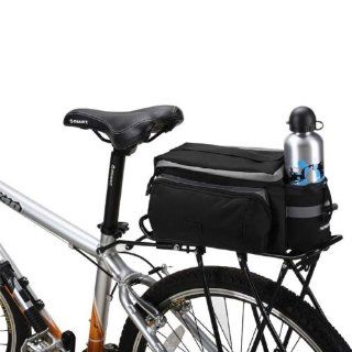 Danibos Outdoor Sport Cycling Bicycle Bike Multi functional Pannier Rear Seat Bag Rack Trunk Shoulder Handbag, Black : Bike Car Rack Accessories : Sports & Outdoors