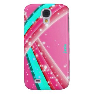 Pink and Aquamarine iPhone Case Galaxy S4 Covers