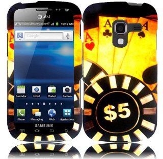 For Samsung Exhilarate i577 Hard Design Cover Case Ace Poker: Cell Phones & Accessories