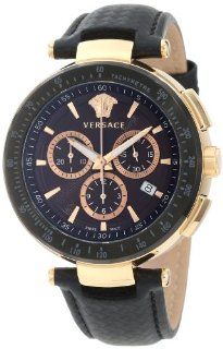 Versace Men's I8C80D598 S009 Mystique Rose Gold Ion Plated Stainless Steel Chronograph Watch: Watches