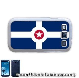 Indianapolis Indiana IN City State Flag Samsung Galaxy S3 i9300 Case Cover Skin White: Cell Phones & Accessories
