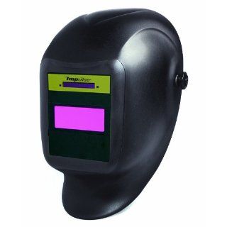 Sellstrom 24400 602 Titan Nylon Welding Helmet with ImpulseXVA Fixed Shade 10 Auto Darkening Filter, Black: Industrial & Scientific