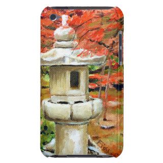 Japanese Garden Oil Landscape Painting Barely There iPod Case