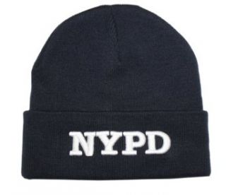NYPD Winter Hat New York Police Department Navy & White One Size at  Mens Clothing store: Skull Caps
