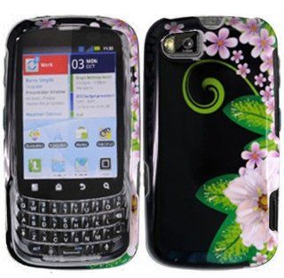 For Sprint Motorola Admiral XT603 Accessory   Green Flower Hard Case Proctor Cover + Free Lf Stylus Pen: Cell Phones & Accessories