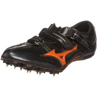 Mizuno Unisex Tokyo 6 Track Footwear,Black/Red Orange Silver,US Women's 6.5/ US Men's 5 M: Shoes