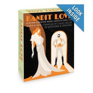 Bandit Love, A Postcard Book: Romance Book Jackets from the 1920's and 30's: Steven Heller: 9781932411034: Books