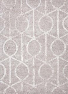 Addison and Banks AMZ_CT0269 Modern Geometric Pattern Wool/Silk Hand Tufted Rug, 3.6 by 5.6 Feet  