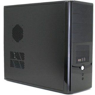 HEC 6C11BBX585 Black 0.8mm SECC Steel ATX Mid Tower Computer Case 585W Power Supply   Retail: Electronics