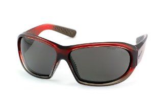 Nike Fuse 72G Sunglasses, EV0546 607, Deep Red/Fade to Stealth Frame/ Grey Lenses: Sports & Outdoors
