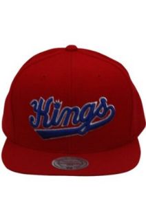 Mitchell And Ness Mitchell And Ness NBA Throwback Sacramento Kings Snapback Hat Red Clothing