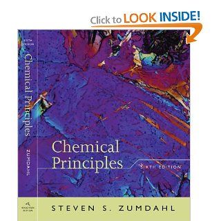 Student Solutions Manual to accompany Zumdahl's Chemical Principles: Steven S. Zumdahl, Thomas J. Hummel: 9780618953363: Books