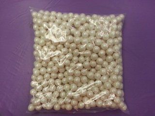 Gumballs Small 1/2 Inch Shimmer Pearl White 2.5 Lbs 608 pieces : Other Products : Everything Else