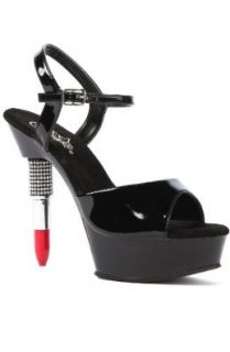 Pleaser Women's ROUGE 609 Ankle Strap Platform Sandal: Shoes: Shoes