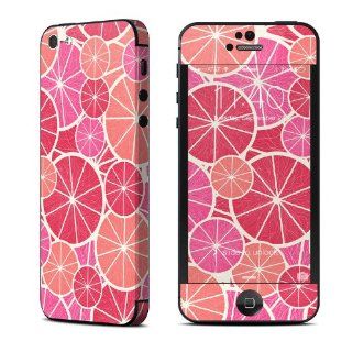 Grapefruit Design Protective Decal Skin Sticker (High Gloss Coating) for Apple iPhone 5 16GB 32GB 64GB Cell Phone: Cell Phones & Accessories