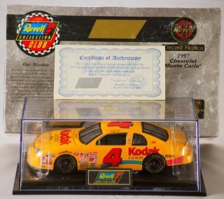 1997   Revell Monogram Inc / NASCAR   Sterling Marlin   #4 Kodak Chevrolet Monte Carlo   1:24 Scale Die Cast Stock Car   Display Case   COA   Out of Production   Very Rare   1 of 1,596 Made   Numbered   Limited Edition   Collectible: Toys & Games