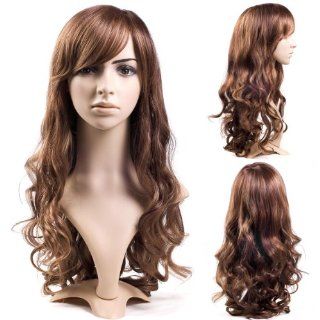 New Style Womens Girls Sexy Long Fashion Full Wavy Hair Wig Wigs MT55 : Hair Replacement Wigs : Beauty