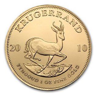 South Africa 2010 1 oz Gold Krugerrand( Metal Ingots
