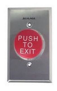Schlage Electronics 623RD EX DA Pushbutton 1 5/8 Red Exit Delay Action: Door Lock Replacement Parts: Industrial & Scientific