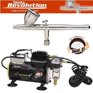 Iwata Revolution CR Airbrushing System with Smart Jet Air Compressor