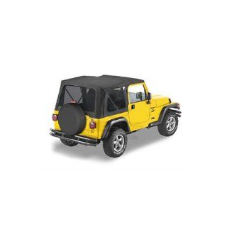 Bestop 79139 01 Black Sailcloth Replace a Top Soft Top with Tinted Windows; no door skins included for 97 02 Wrangler TJ: Automotive
