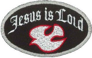 Jesus is Lord R140	 	3.5 X 2" christian Motorcycle Patches Biker Bike motor leather stripe chevron tab badge : Sports Fan Aprons : Sports & Outdoors