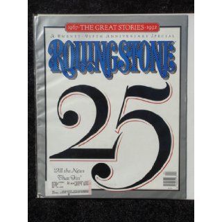 Rolling Stone Magazine June 11, 1992 Issue 632 25th Anniversary Special Cover: Books