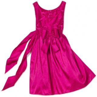 Sweet Heart Rose Girls 7 16 Sleeveless Soutache Dress, Fuchsia, 10: Clothing