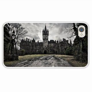 Design Apple Iphone 4 4S City Castle Old Sky Overcast Of New Year Present White Case Cover For Family: Cell Phones & Accessories
