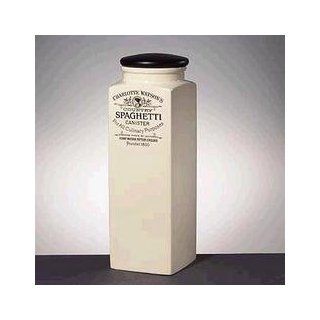 Charlotte Watson Country Collection in Cream 639 Spaghetti Jar: Kitchen & Dining