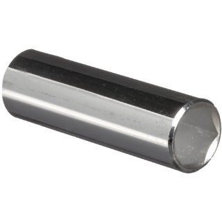 Martin SD622 Alloy Steel 11/16" Type II Opening 1/2" Square Drive Socket, 6 Points Deep, 3 1/8" Overall length, Chrome Finish: Socket Wrenches: Industrial & Scientific