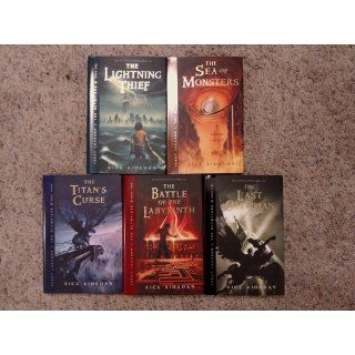 Percy Jackson and the Olympians Hardcover Boxed Set (Percy Jackson & the Olympians): Rick Riordan: 9781423141891: Books