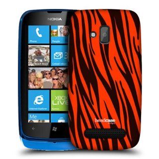 Head Case Designs Orange Tiger Mad Prints Hard Back Case Cover for Nokia Lumia 610: Cell Phones & Accessories