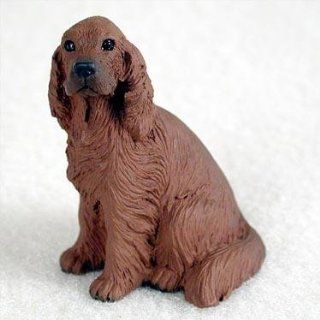 Irish Setter Miniature Dog Figurine: Pet Supplies