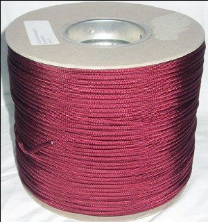 1, 000 ft Spool 650 Parachute Cord Paraline 4 Strand   BURGUNDY  Tactical Paracords  Sports & Outdoors
