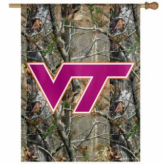 NCAA Virginia Tech Hokies 27 by 37 inch Vertical Flag, RealTree Camo : Sports Fan Outdoor Flags : Sports & Outdoors
