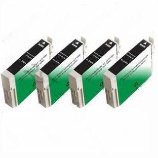 4 Packs Compatible Ink Cartridges for Epson T1261 Black Workforce 520 630 633 635: Office Products
