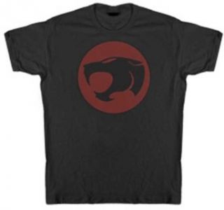 Thundercats Original Logo Black T shirt Tee: Clothing