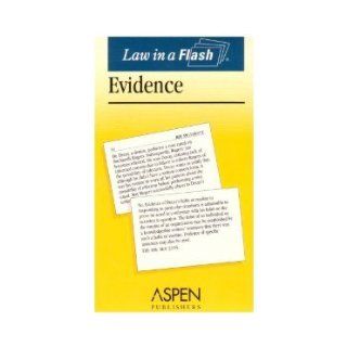 Law in a Flash Evidence (text only) by S. Emanuel: S. Emanuel: Books