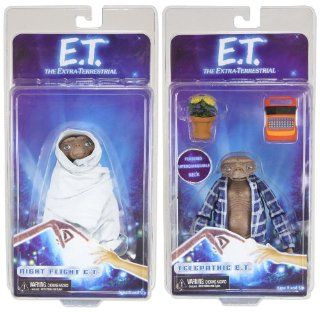 Neca Steven Spielbergs E.T. the Extra Terrestial Action Figures Series 2 Set of 2: Toys & Games