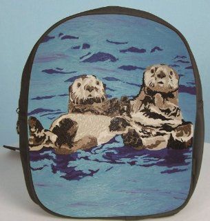 Sea Otters Purse Backpack   From My Original Painting, Best Friends   Support Wildlife Conservation   Read How: Everything Else