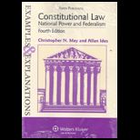 Constitutional Law, National Power and Federalism : Examples and Explanations